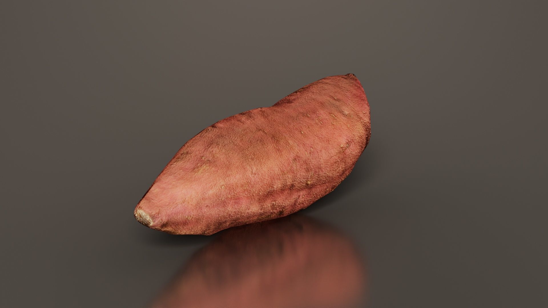 Sweet Potato Low-poly 3D model_8