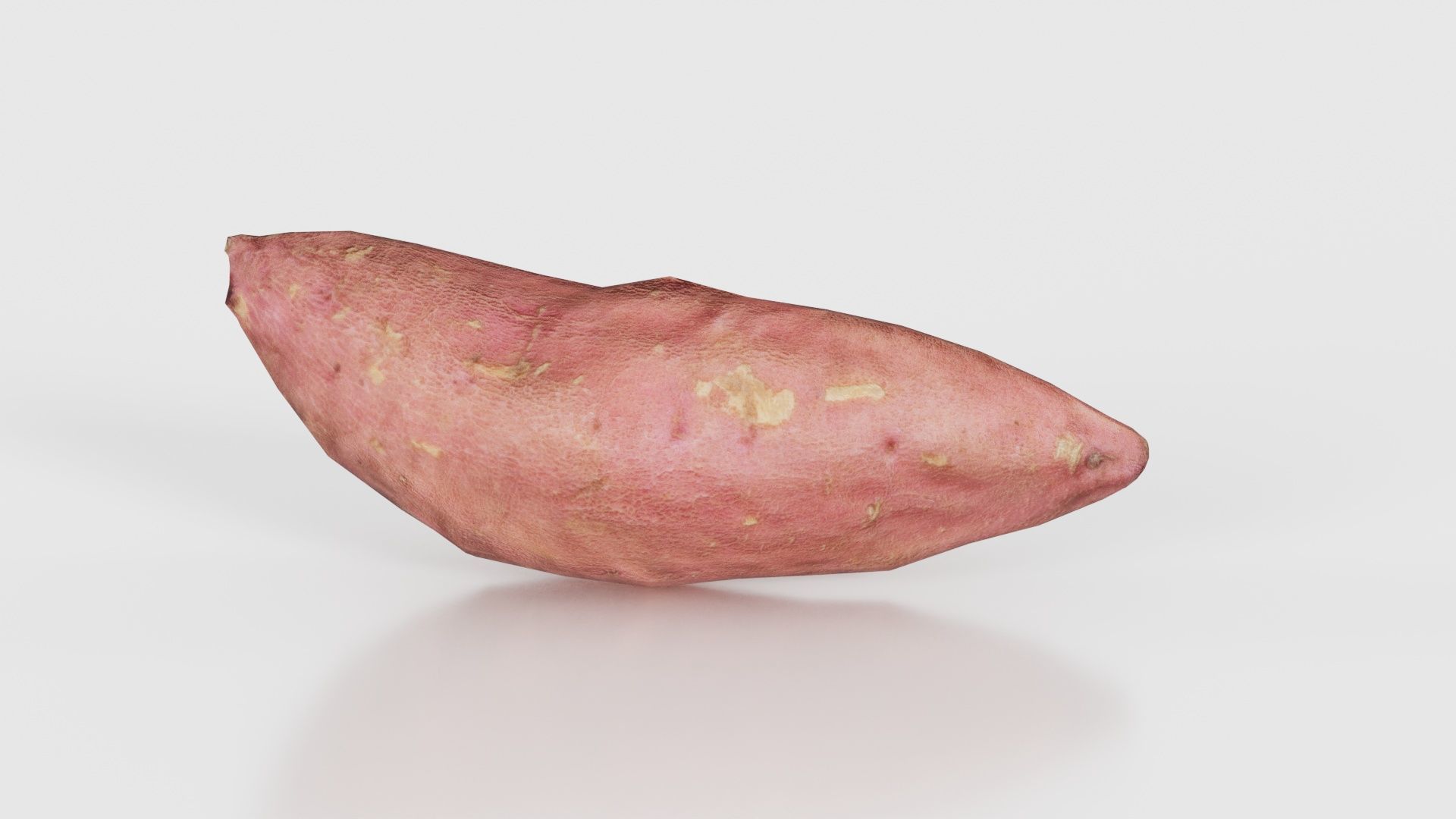 Sweet Potato Low-poly 3D model_16