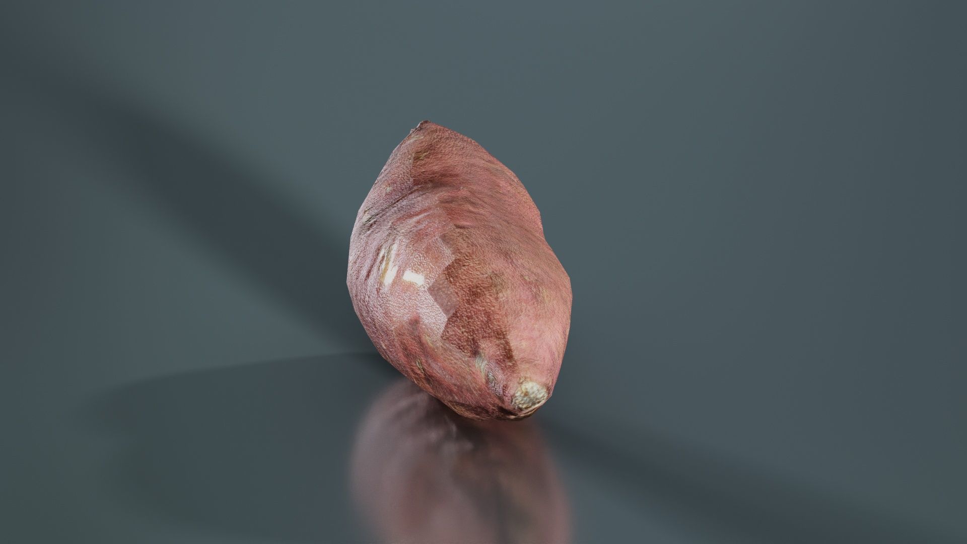 Sweet Potato Low-poly 3D model_4