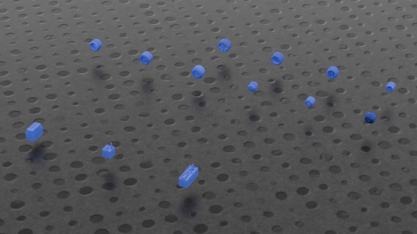 441 Sci Fi Piece Mega Kitbash Set Low-poly 3D model_7