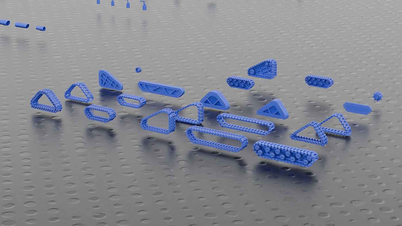 441 Sci Fi Piece Mega Kitbash Set Low-poly 3D model_21