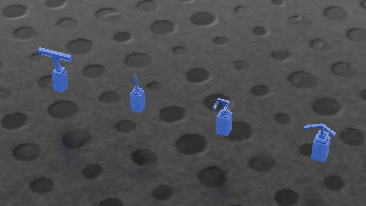 441 Sci Fi Piece Mega Kitbash Set Low-poly 3D model_6