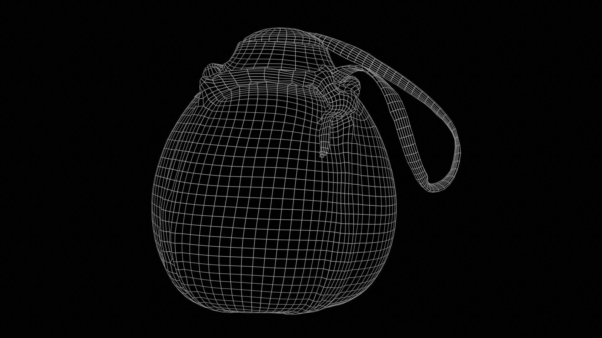 Broken Calebas Low-poly 3D model_11