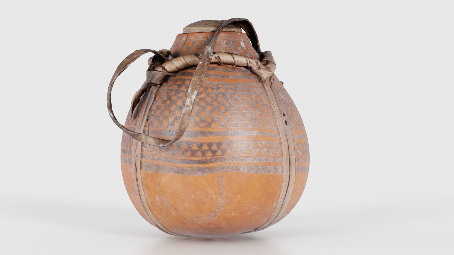 Broken Calebas Low-poly 3D model_24