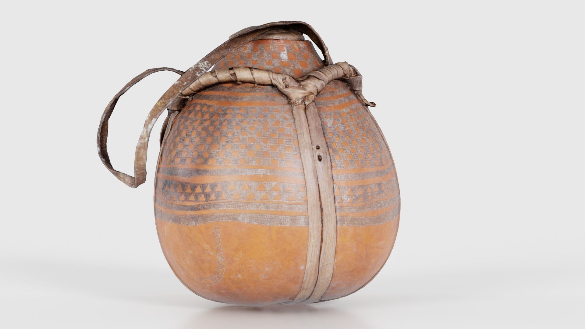 Broken Calebas Low-poly 3D model_23