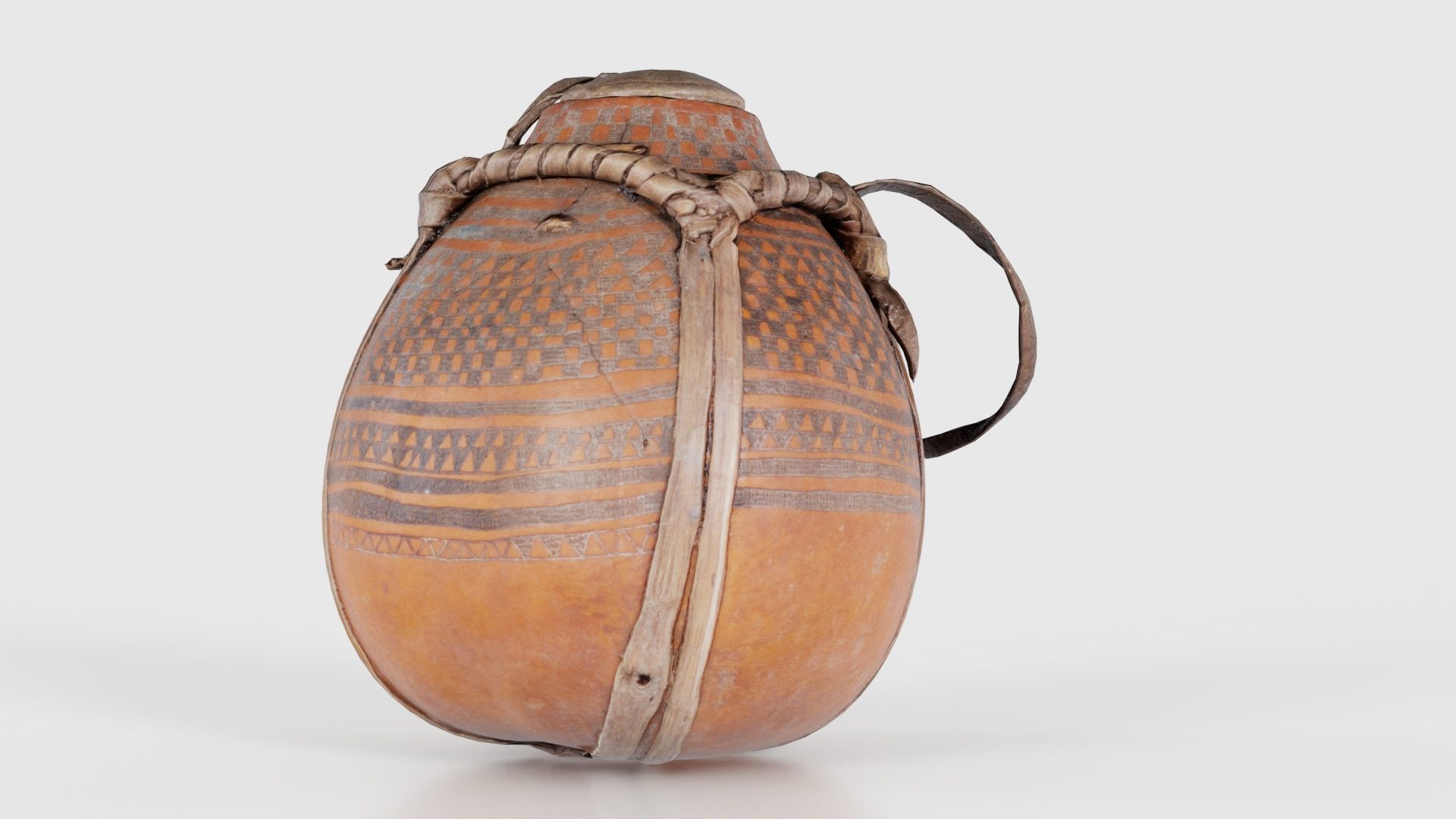 Broken Calebas Low-poly 3D model_17