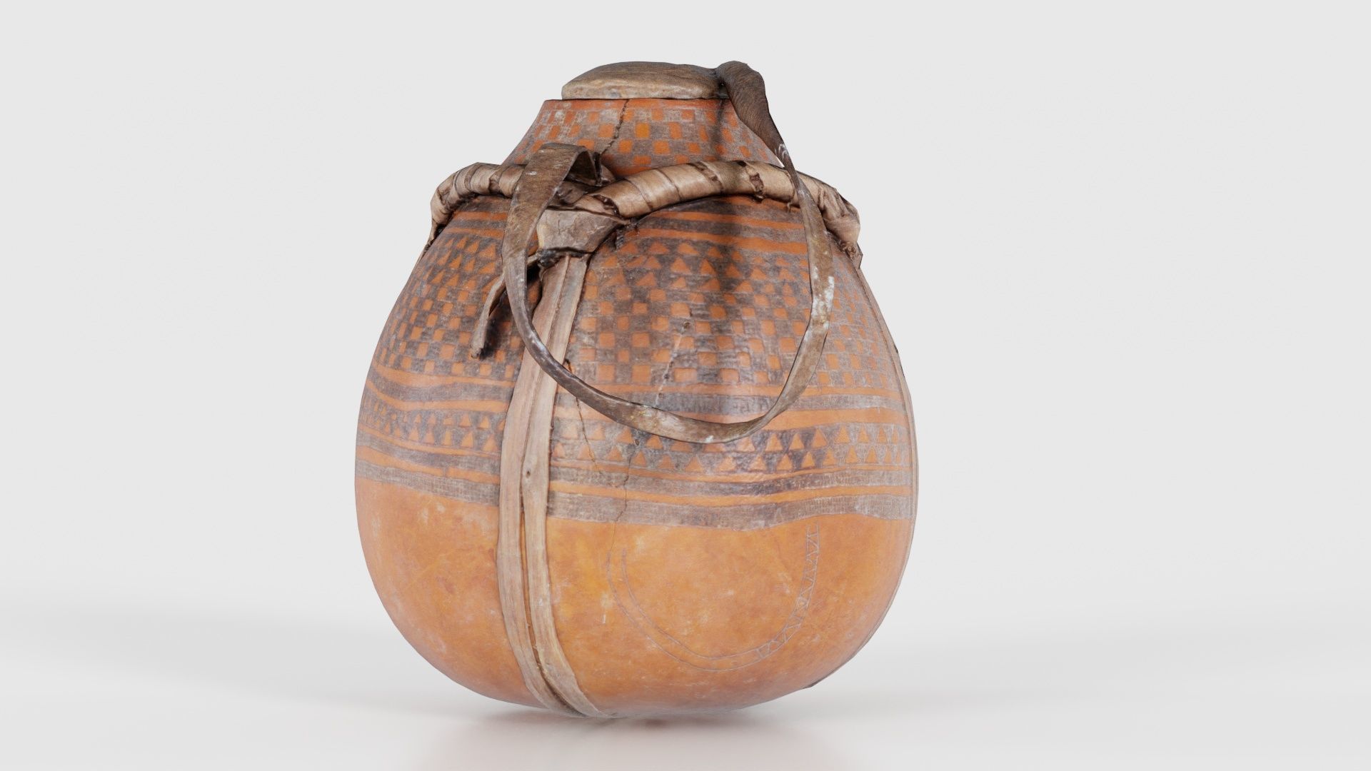 Broken Calebas Low-poly 3D model_25