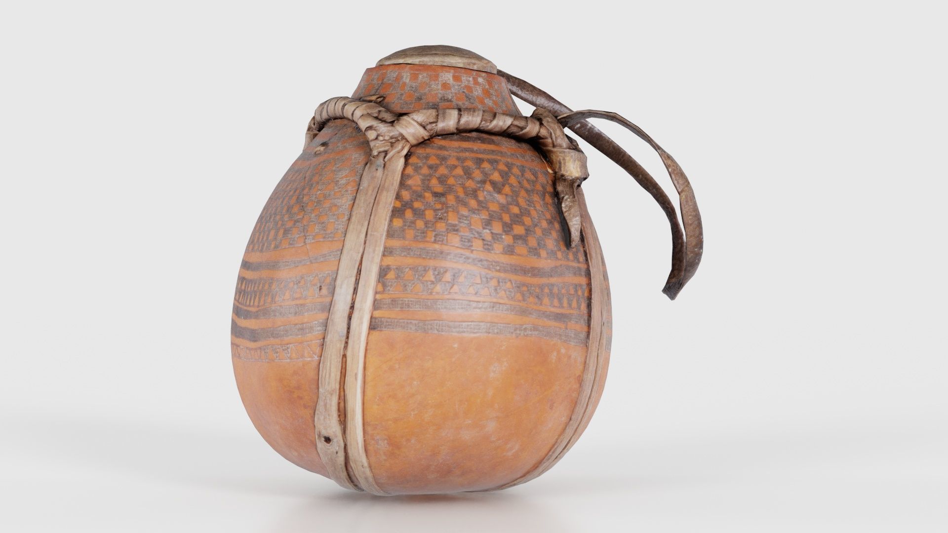 Broken Calebas Low-poly 3D model_16