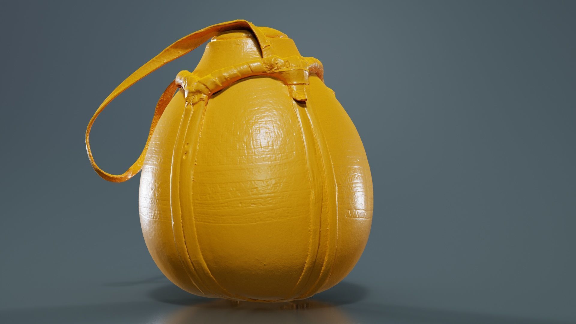 Broken Calebas Low-poly 3D model_13