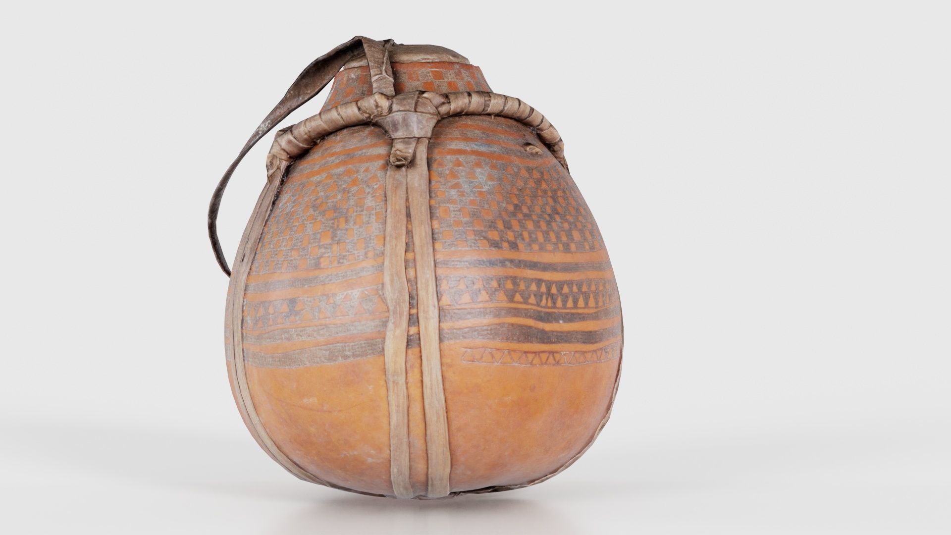 Broken Calebas Low-poly 3D model_20