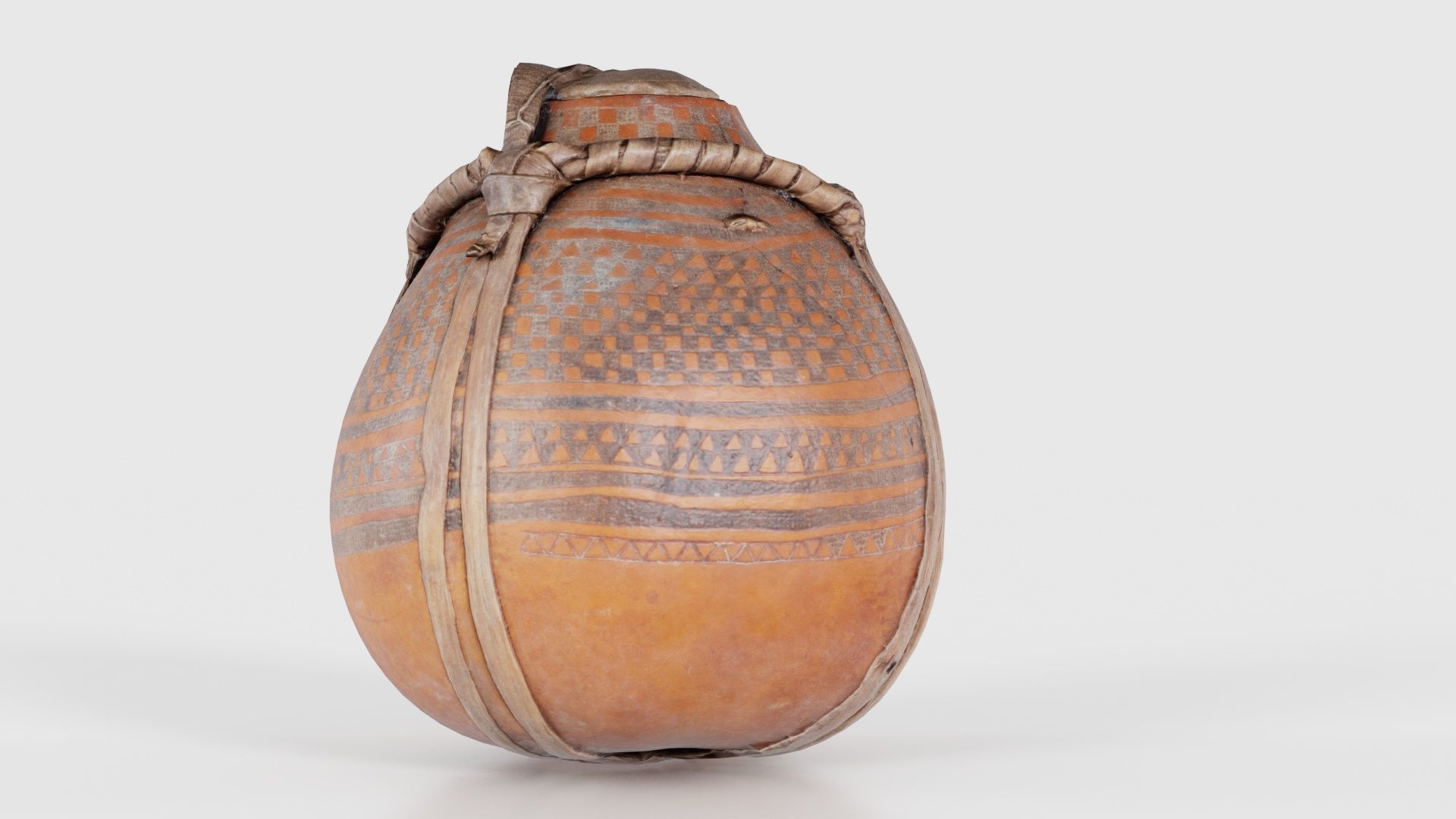 Broken Calebas Low-poly 3D model_19