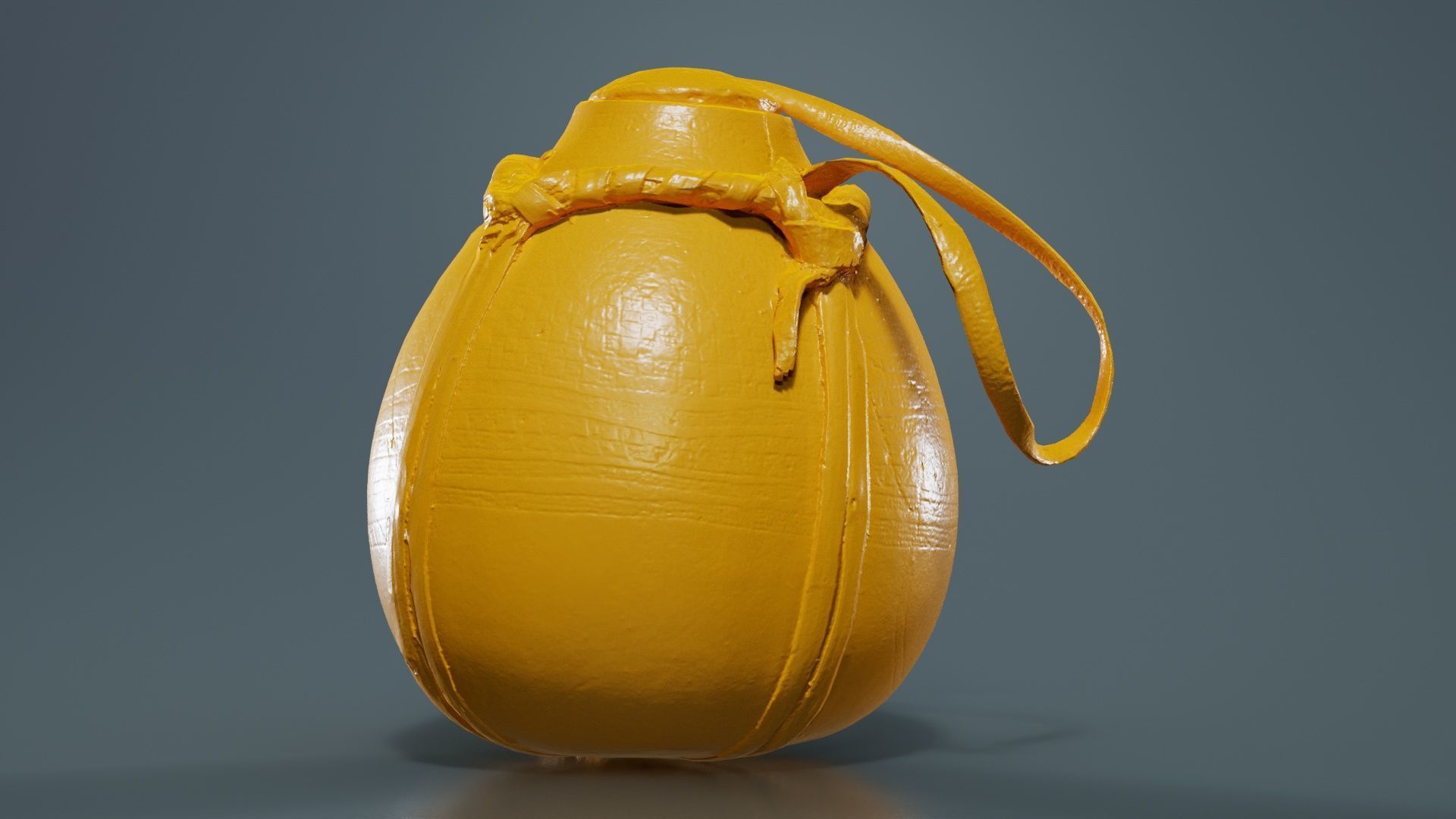 Broken Calebas Low-poly 3D model_12