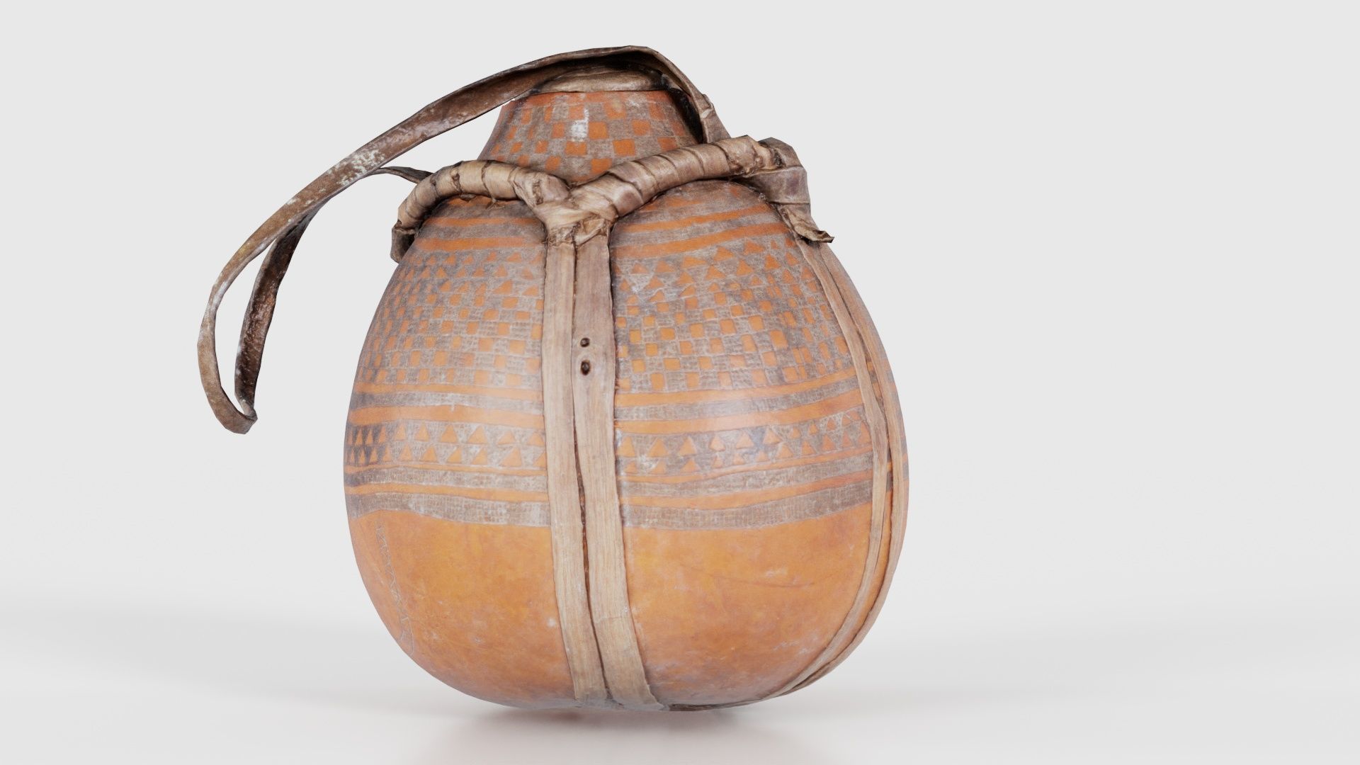 Broken Calebas Low-poly 3D model_22