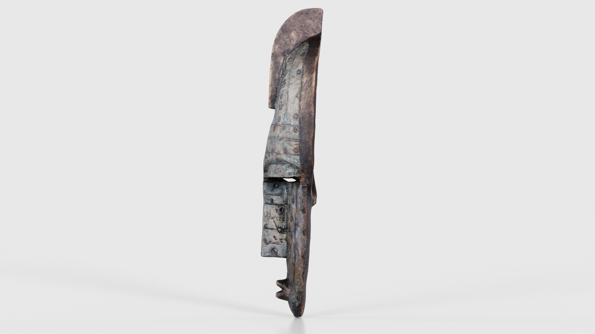 Iron Mask Low-poly 3D model_24