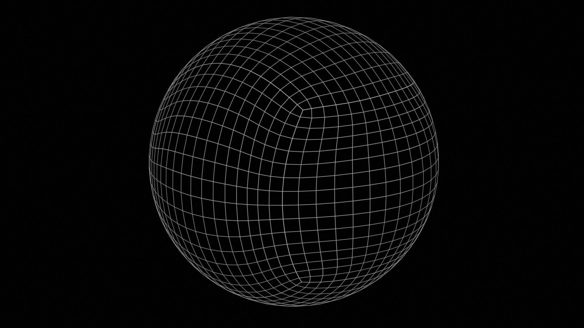 Ball 1 Low-poly 3D model_11