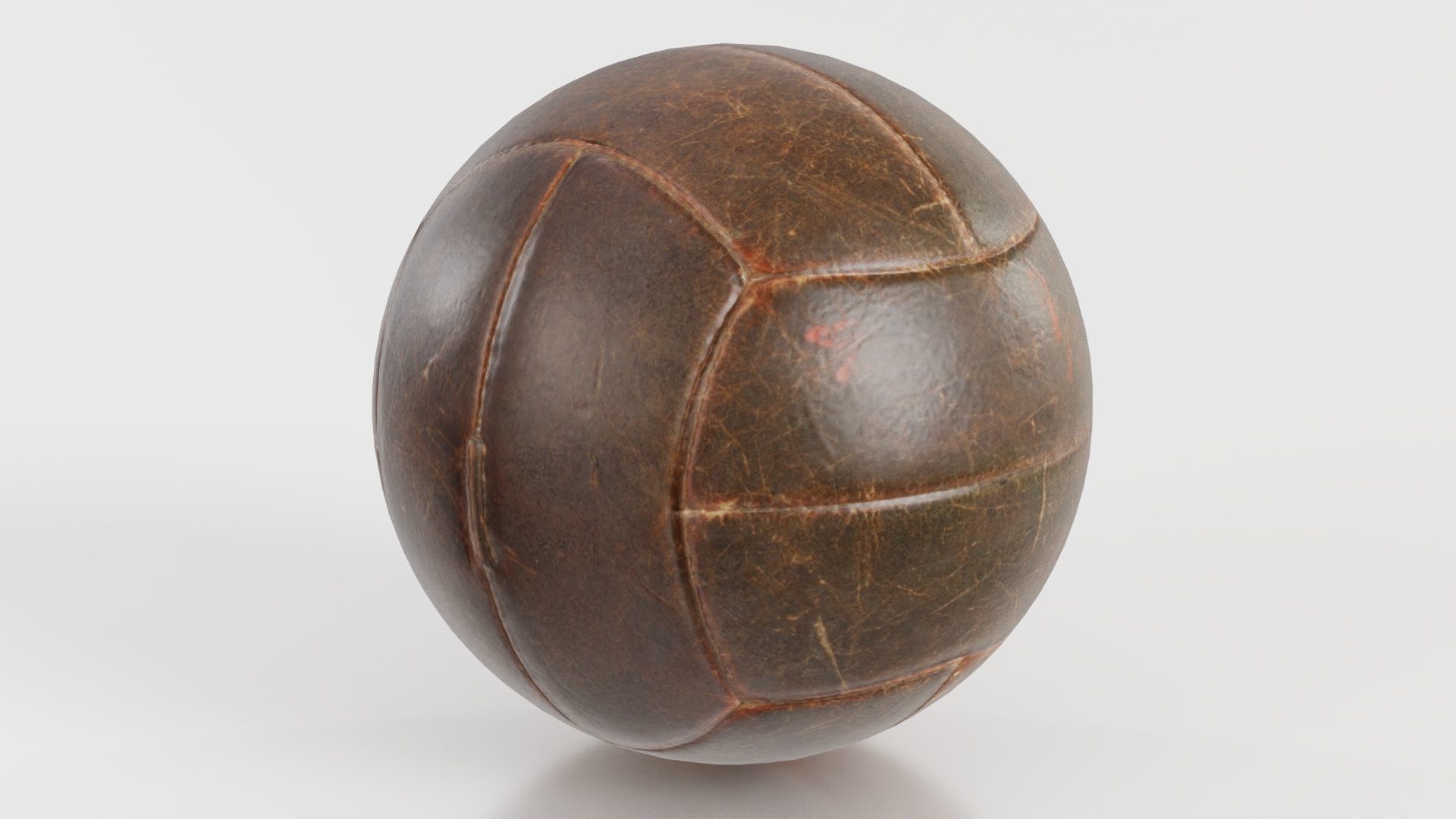 Ball 1 Low-poly 3D model_6