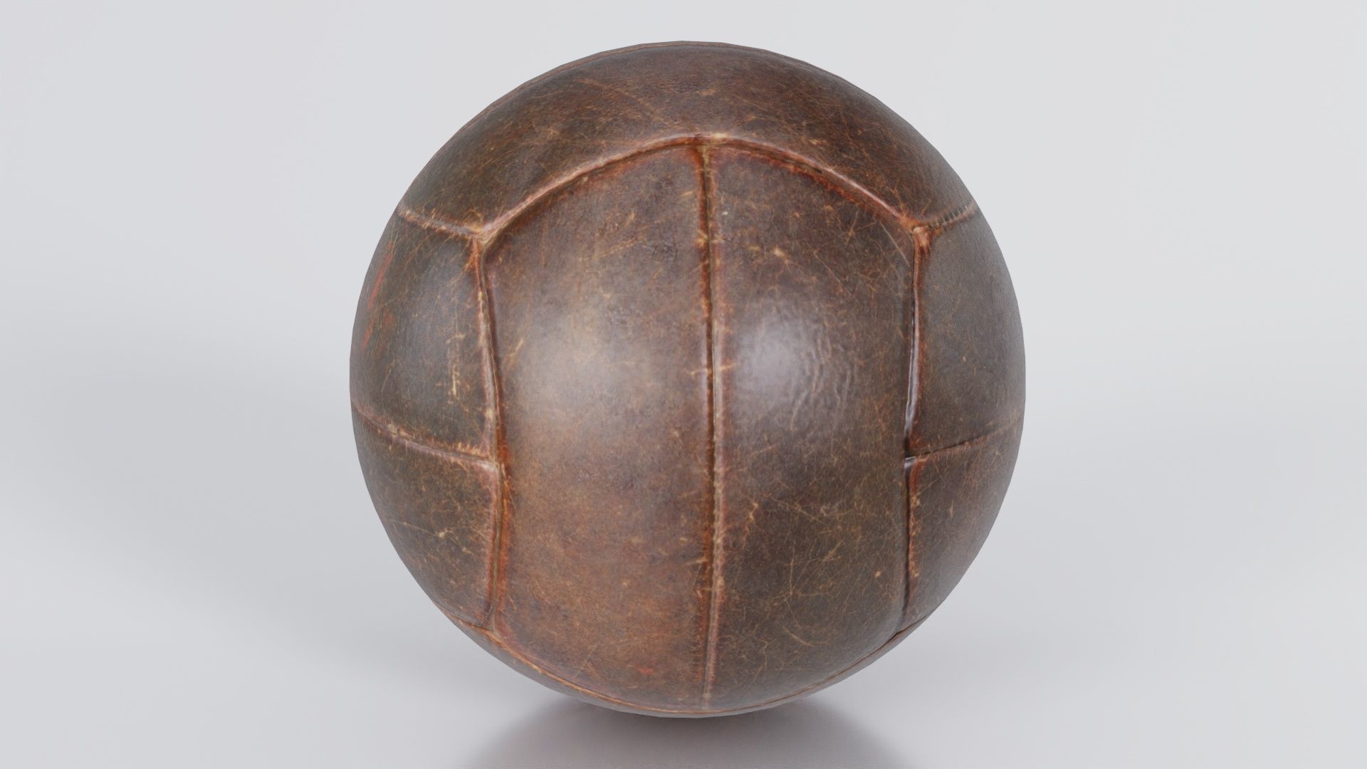 Ball 1 Low-poly 3D model_2