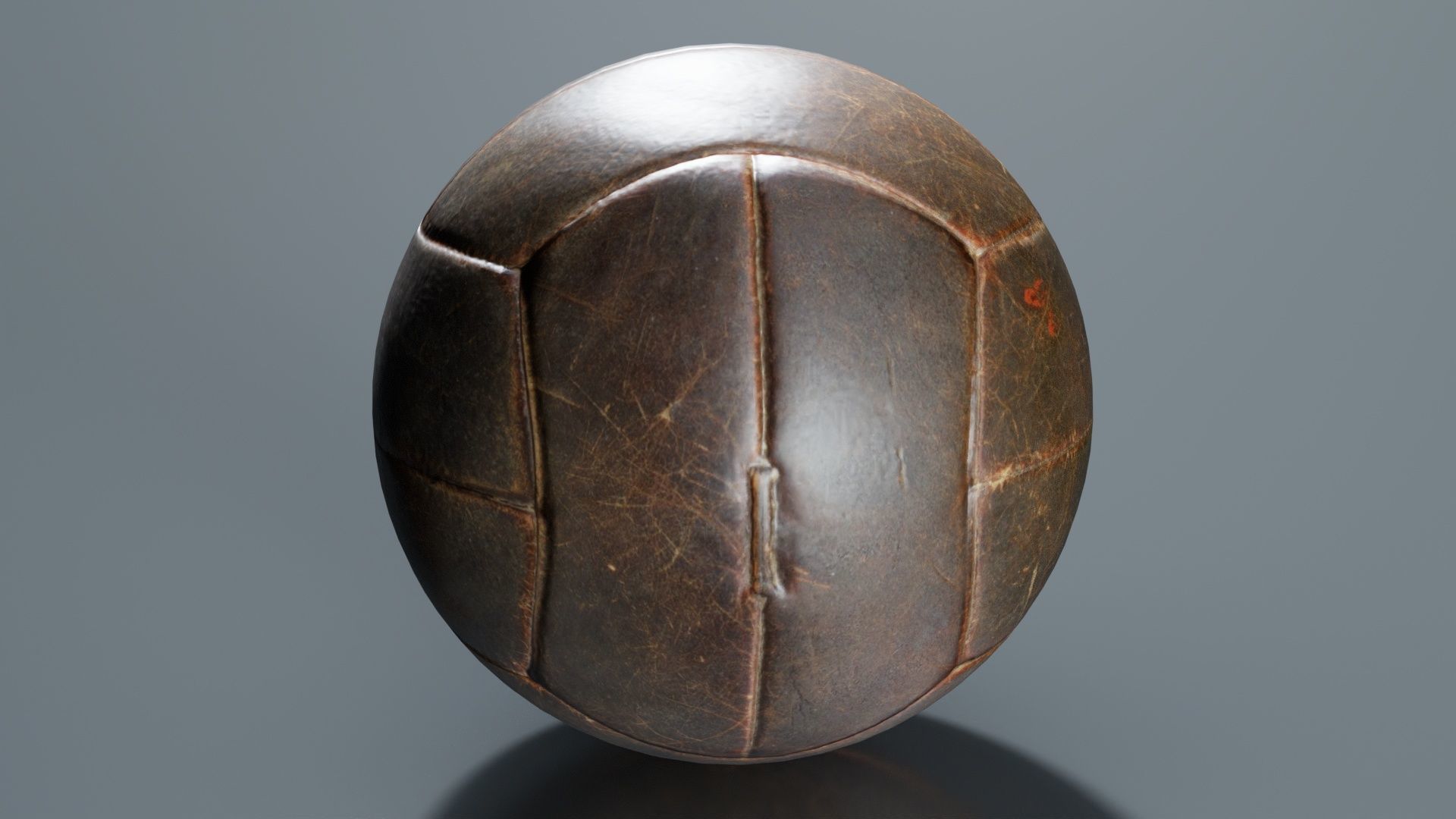 Ball 1 Low-poly 3D model_4