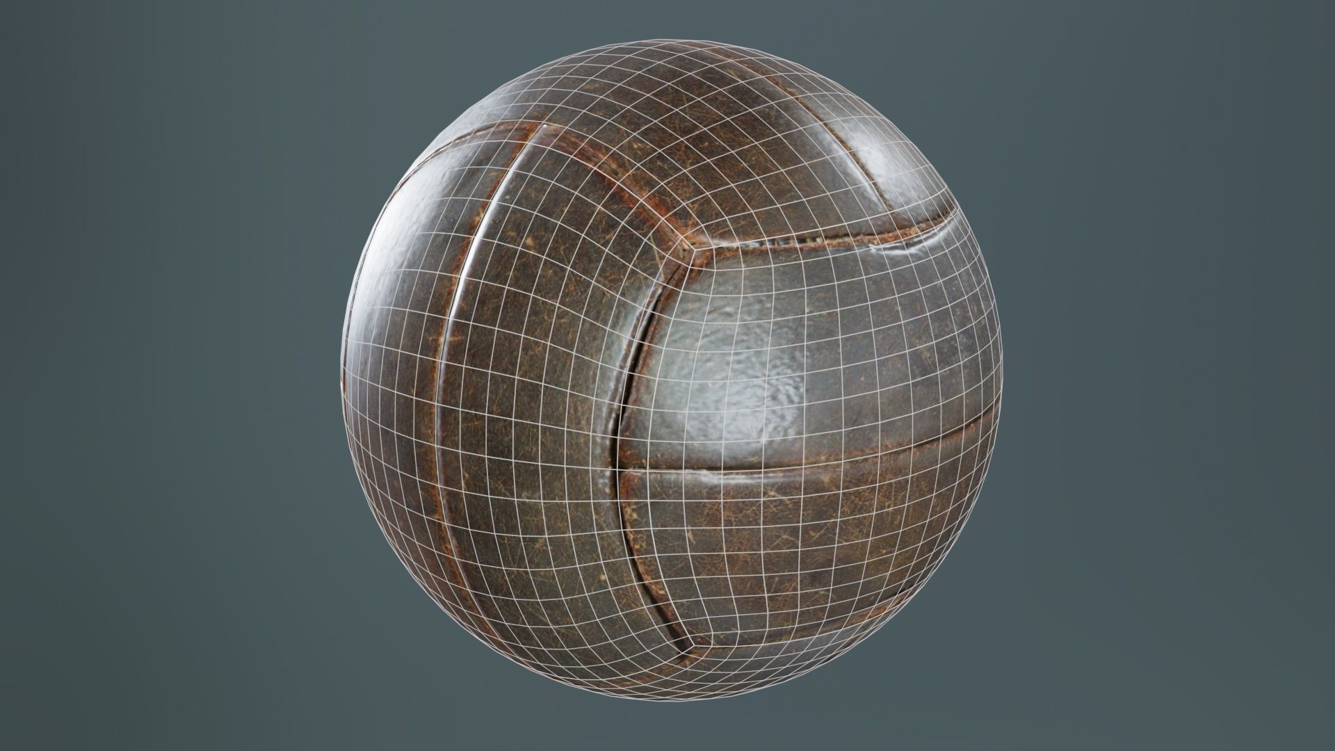 Ball 1 Low-poly 3D model_10