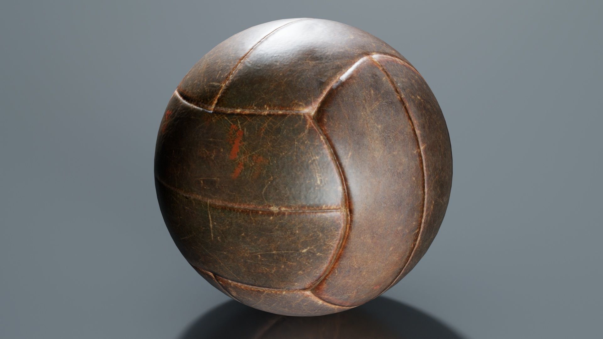 Ball 1 Low-poly 3D model_8