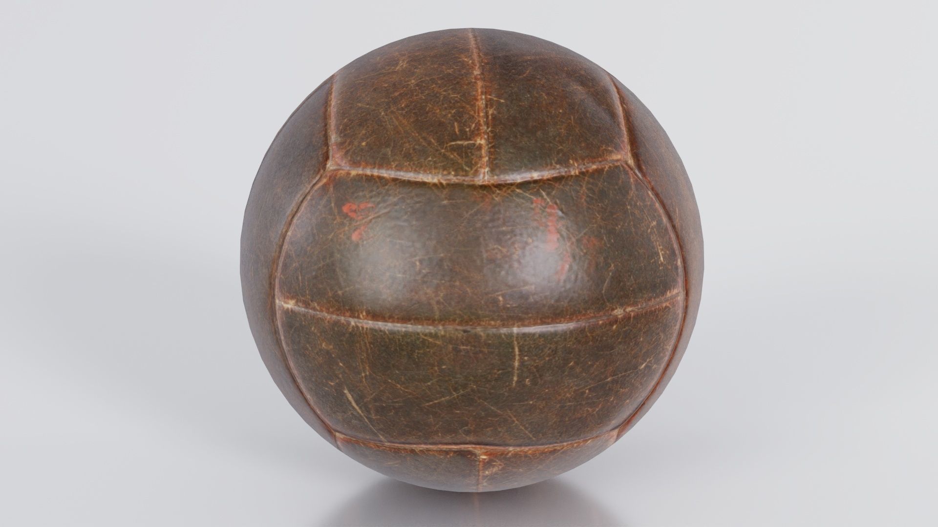 Ball 1 Low-poly 3D model_5