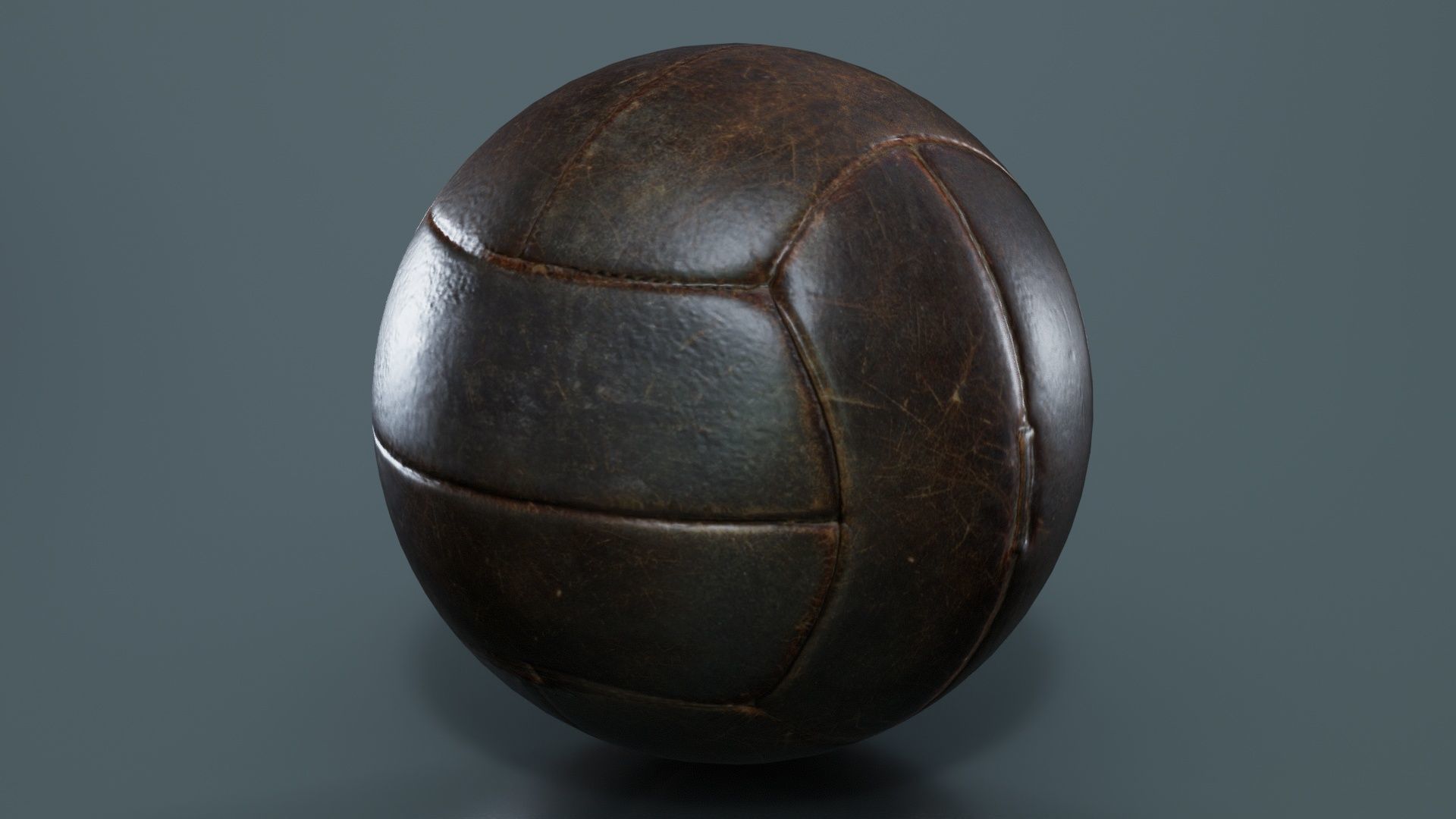 Ball 1 Low-poly 3D model_1