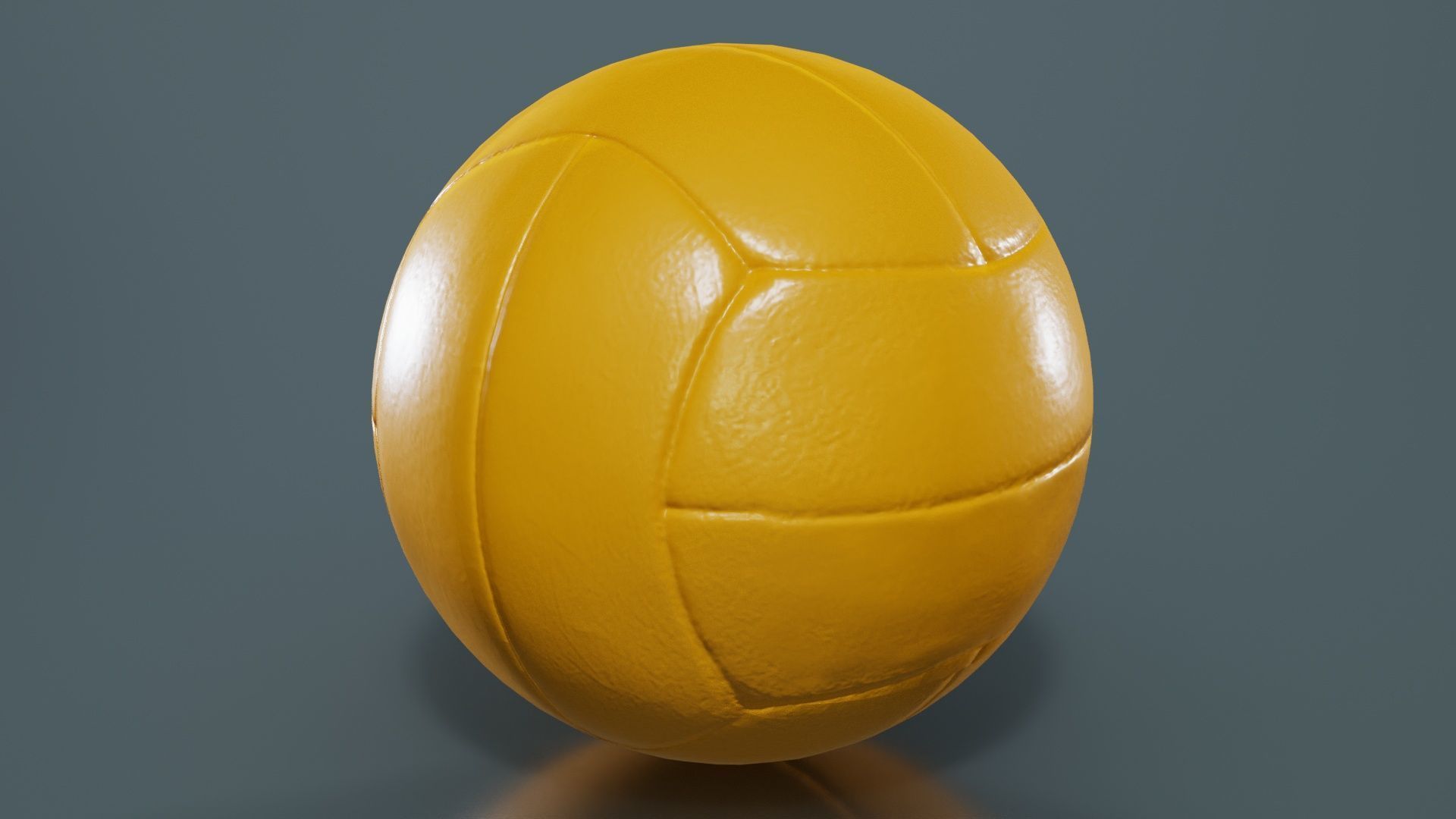 Ball 1 Low-poly 3D model_13