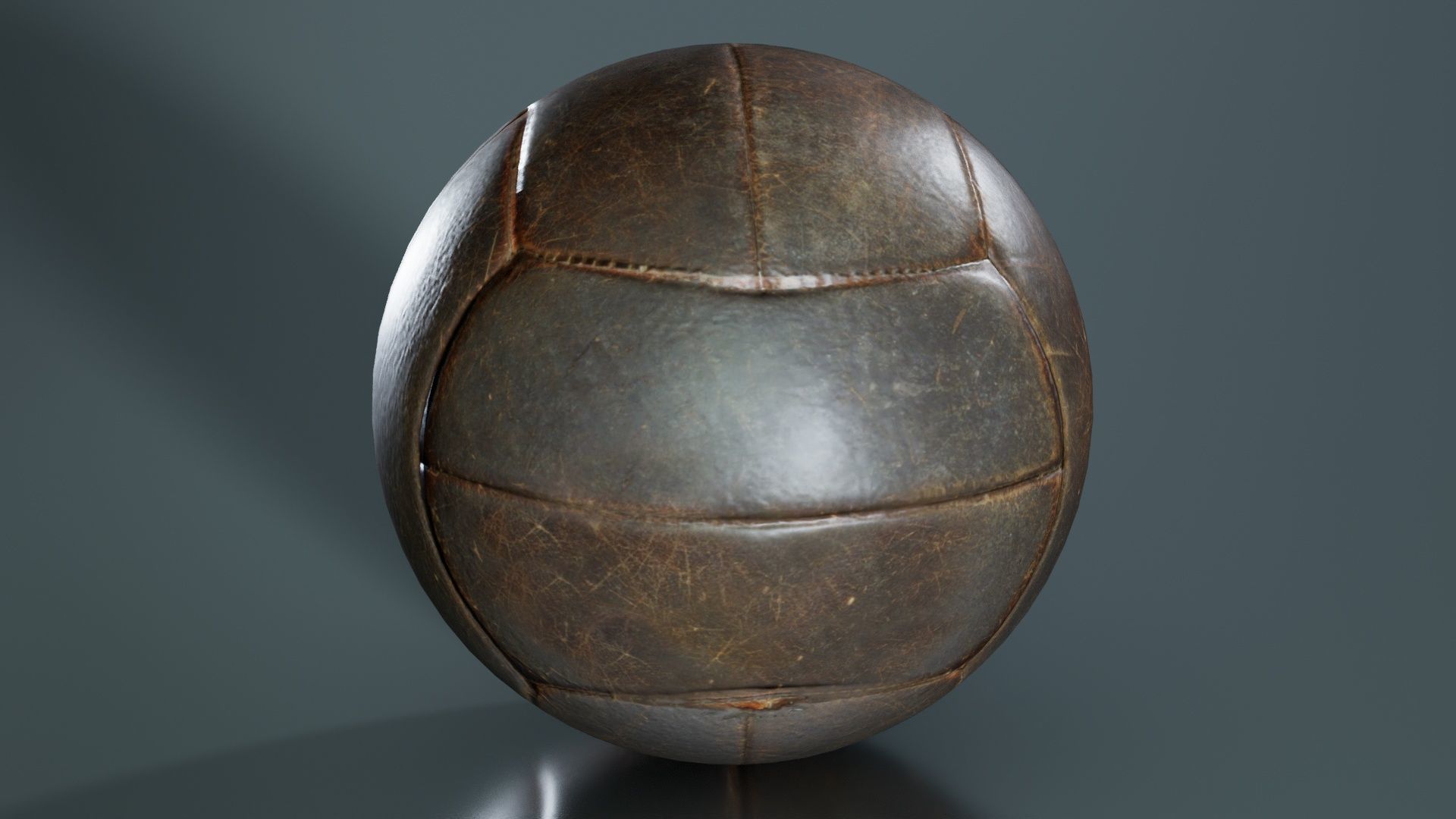 Ball 1 Low-poly 3D model_7