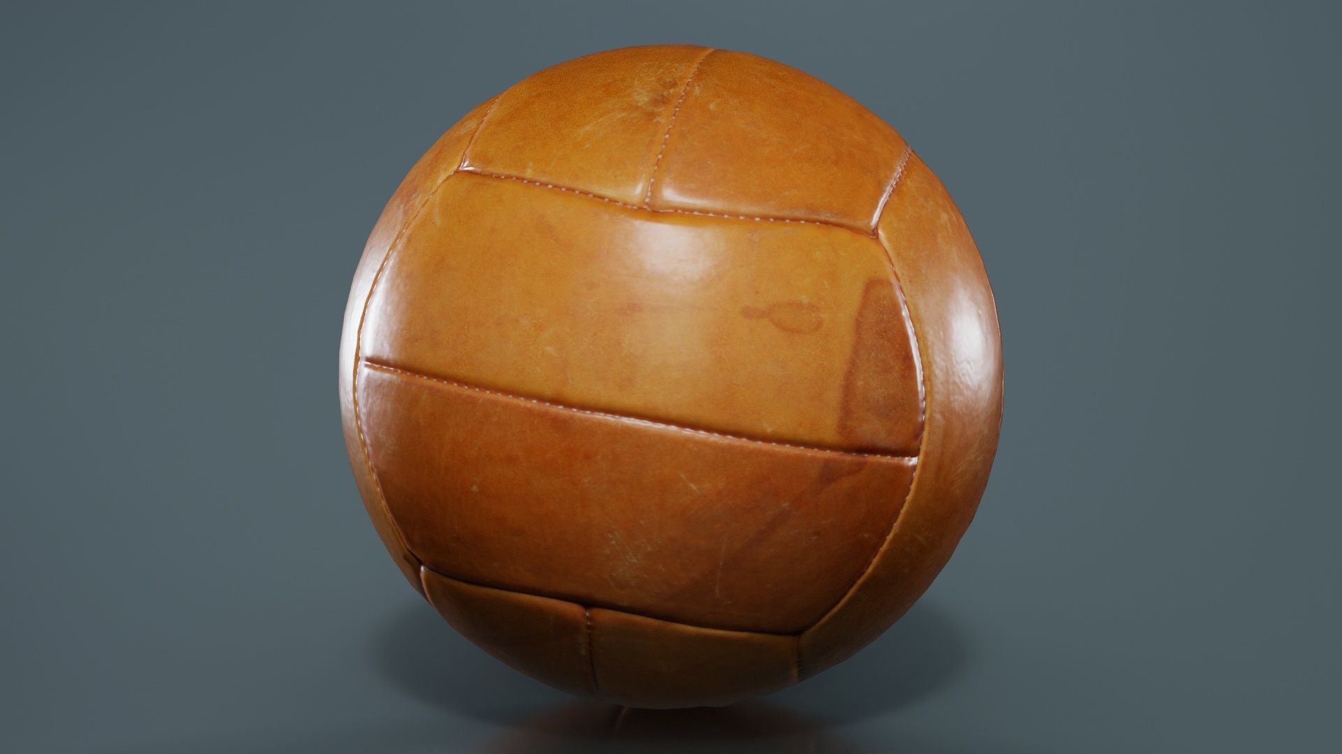 Ball 2 Low-poly 3D model_6