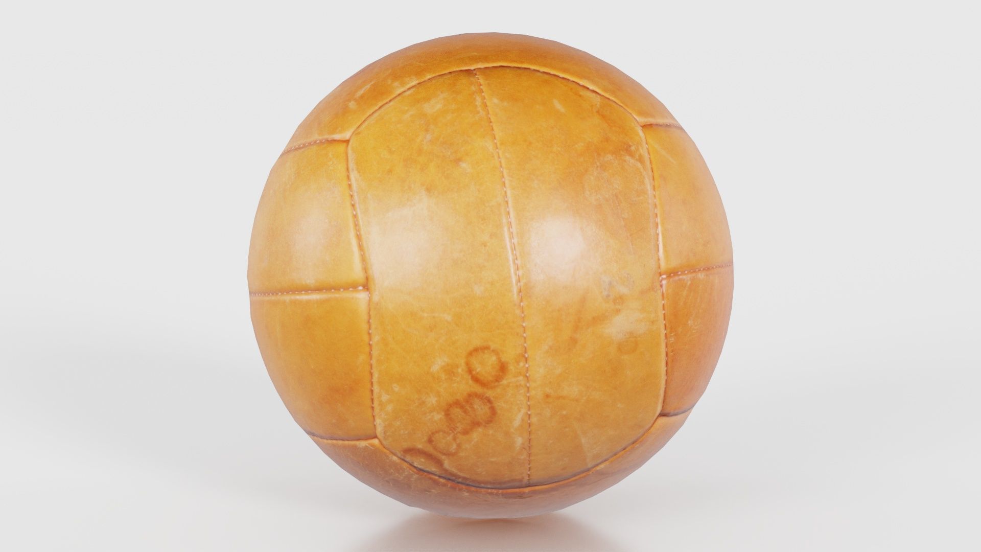 Ball 2 Low-poly 3D model_26