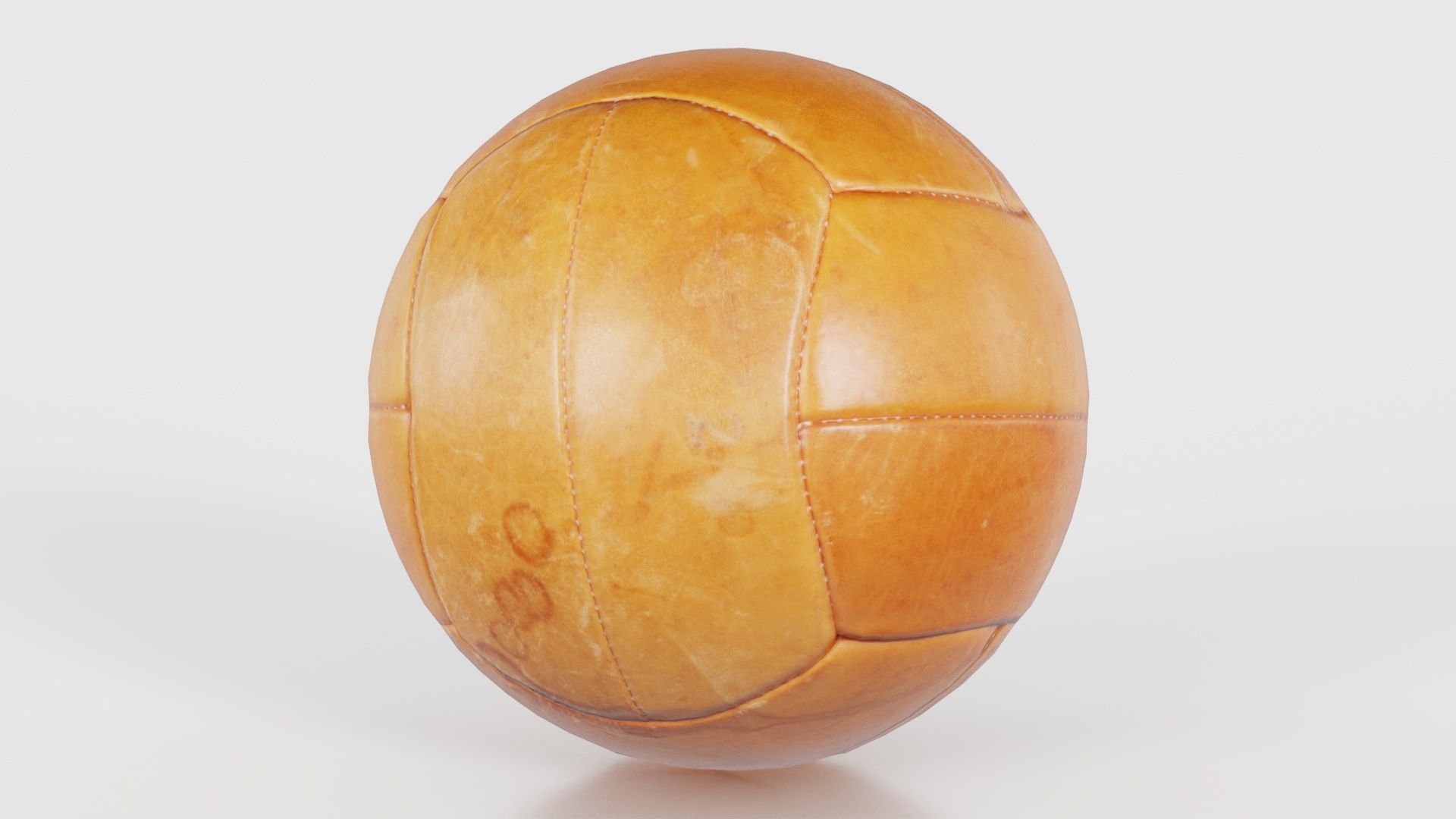 Ball 2 Low-poly 3D model_25