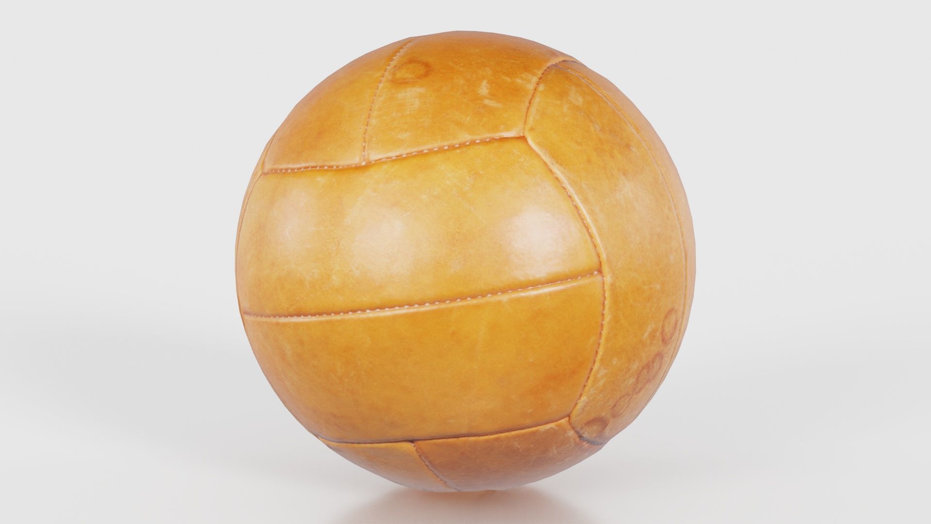 Ball 2 Low-poly 3D model_16