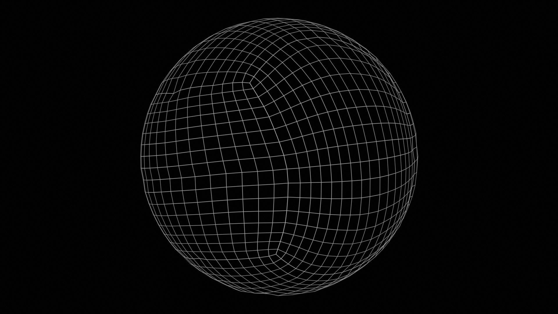 Ball 2 Low-poly 3D model_11