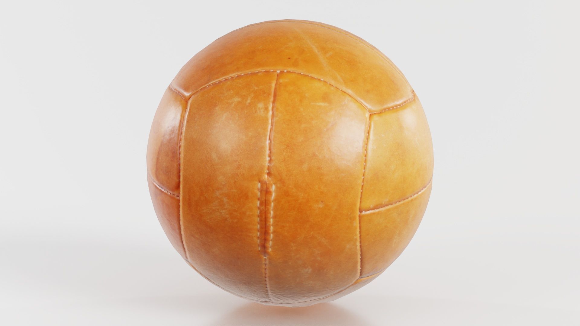 Ball 2 Low-poly 3D model_2