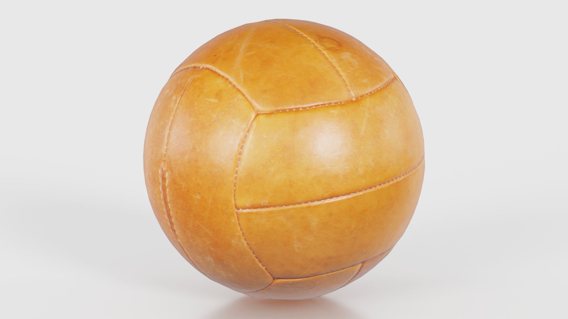 Ball 2 Low-poly 3D model_18