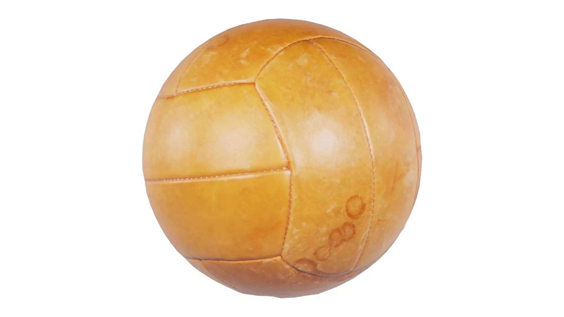 Ball 2 Low-poly 3D model_0