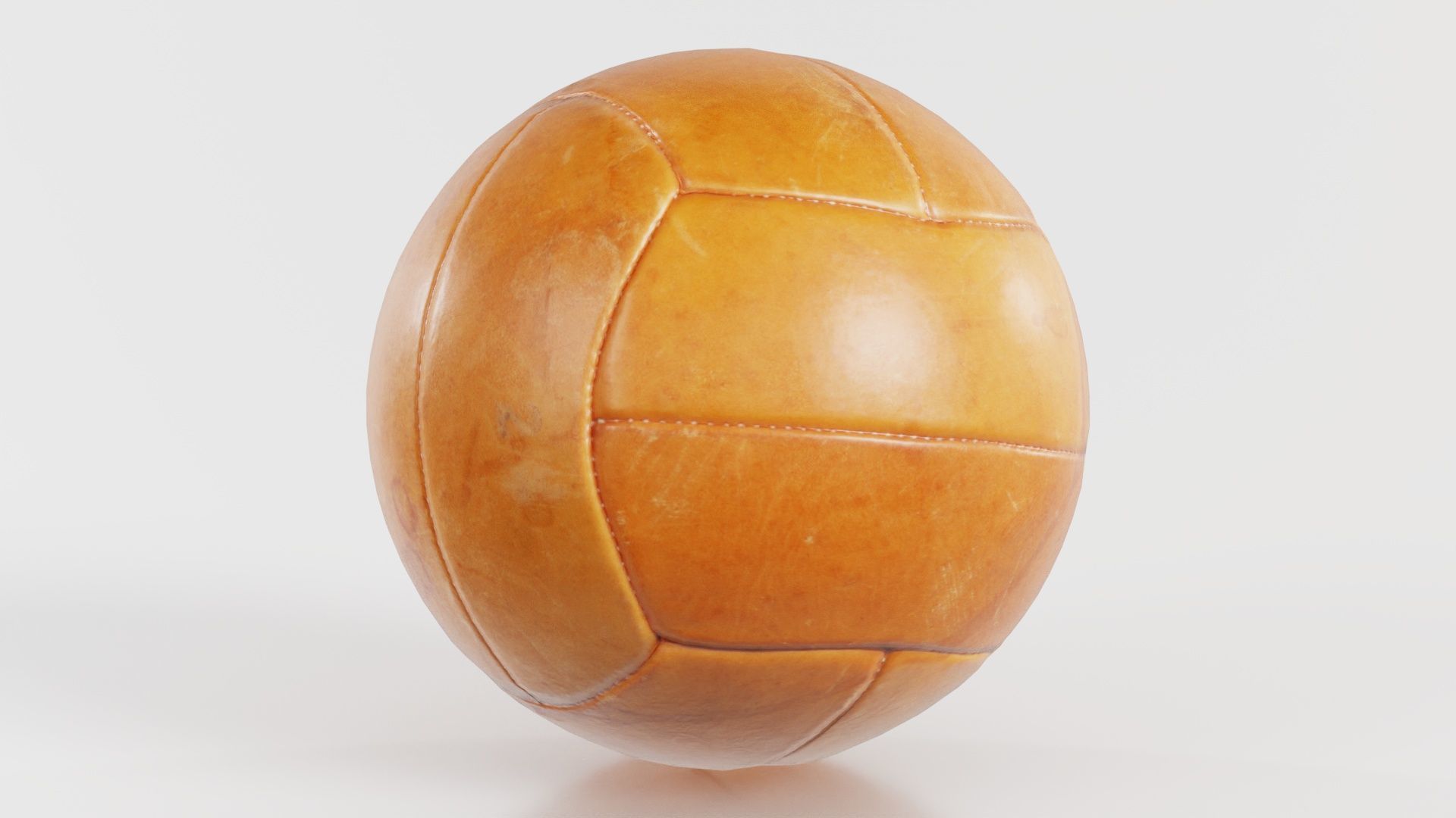 Ball 2 Low-poly 3D model_4