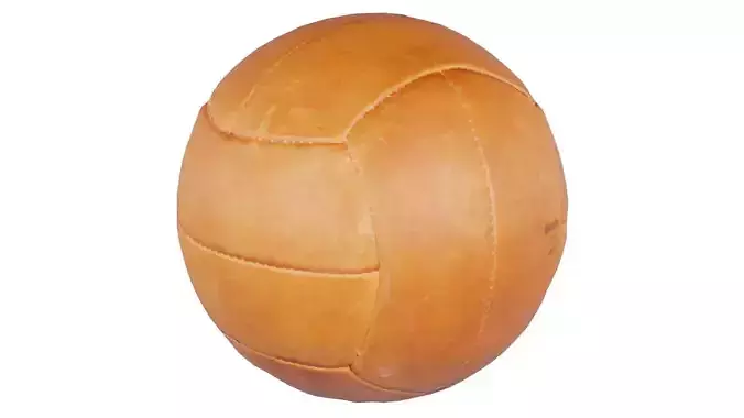 Ball 4 Low-poly 3D model