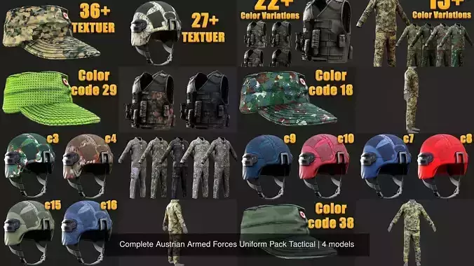 Complete Austrian Armed Forces Uniform Pack Tactical