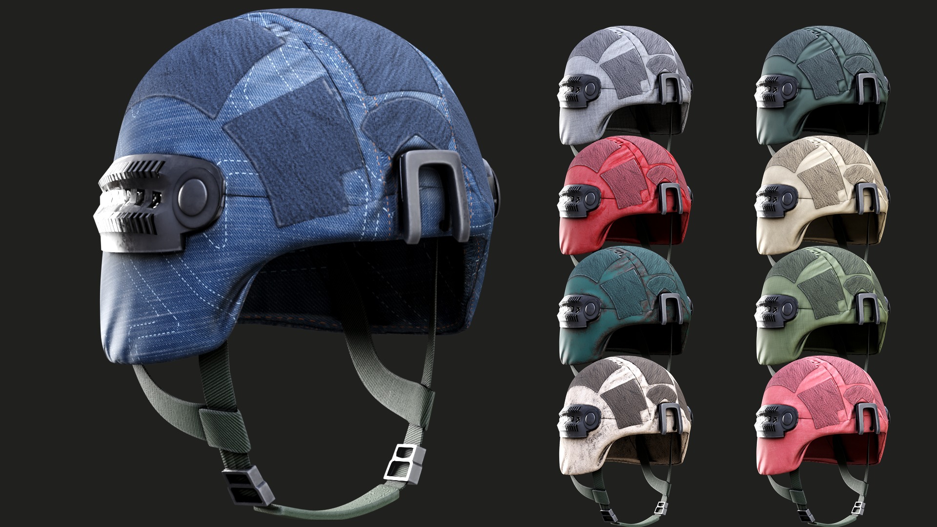 Complete Austrian Armed Forces Uniform Pack Tactical 3D Model Collection_15