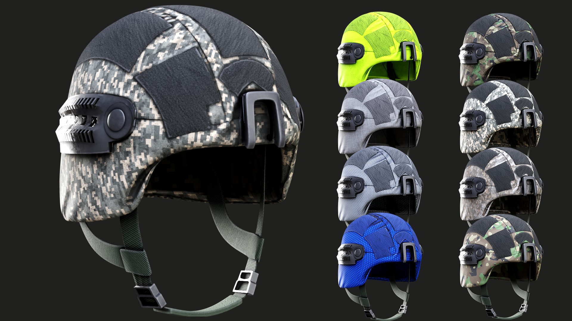 Complete Austrian Armed Forces Uniform Pack Tactical 3D Model Collection_16