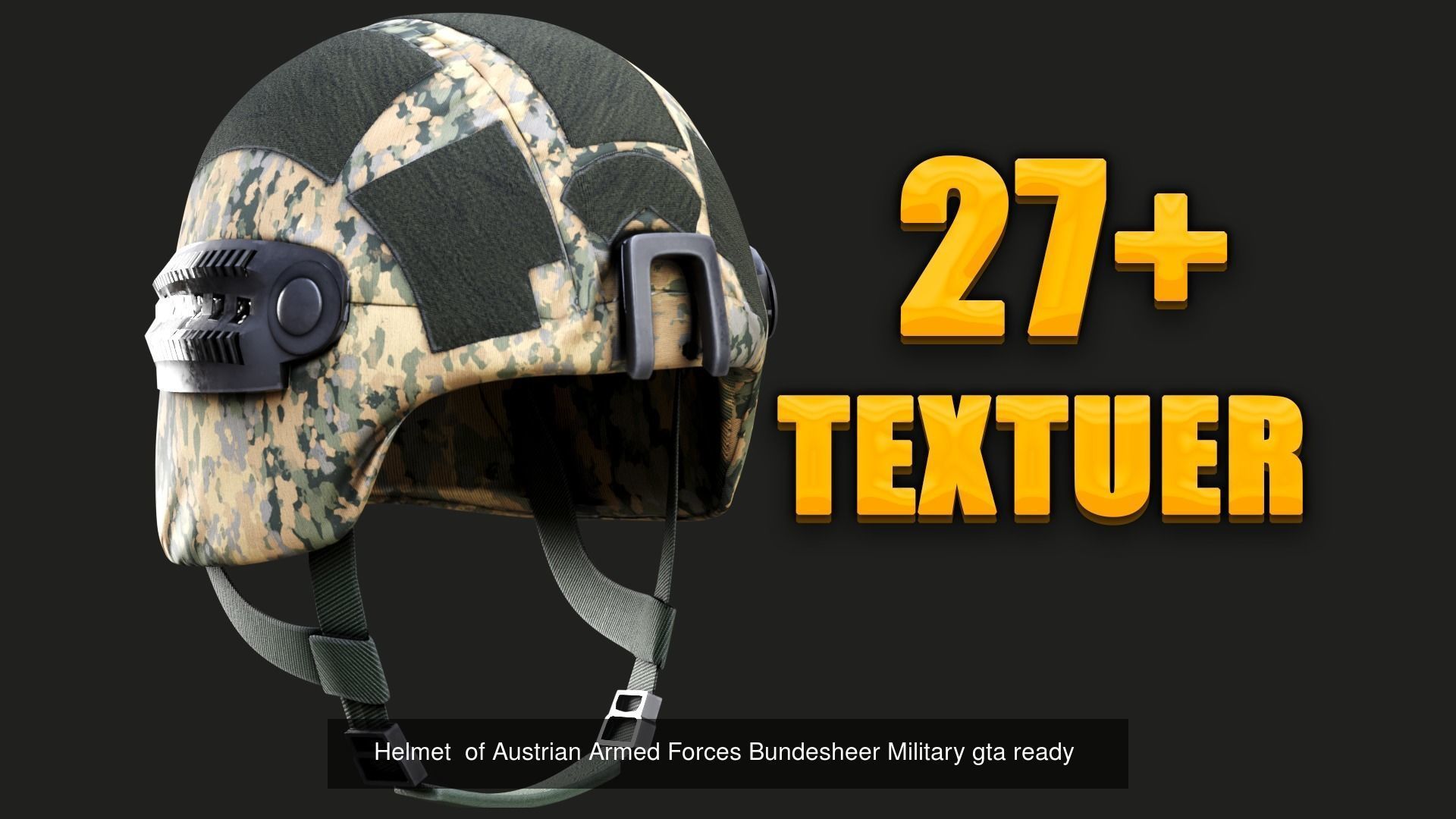 Complete Austrian Armed Forces Uniform Pack Tactical 3D Model Collection_13