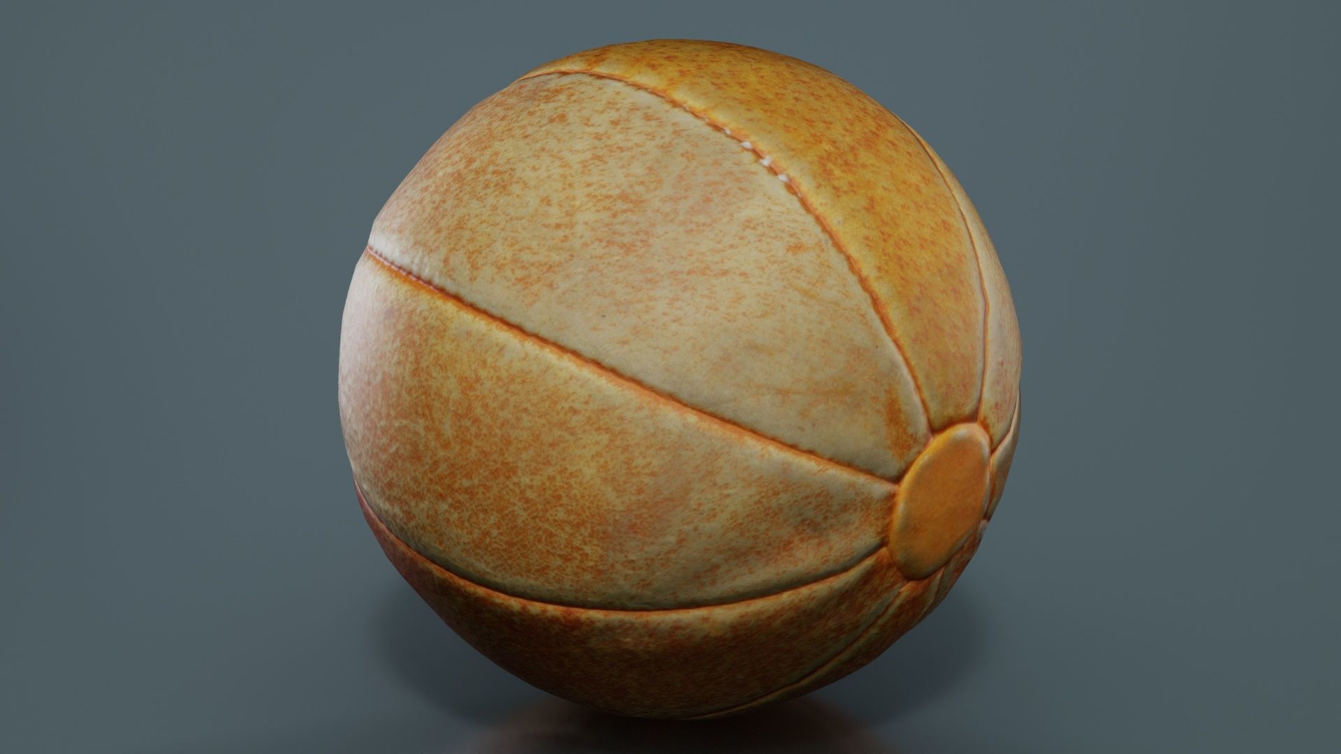 Ball 5 Low-poly 3D model_5