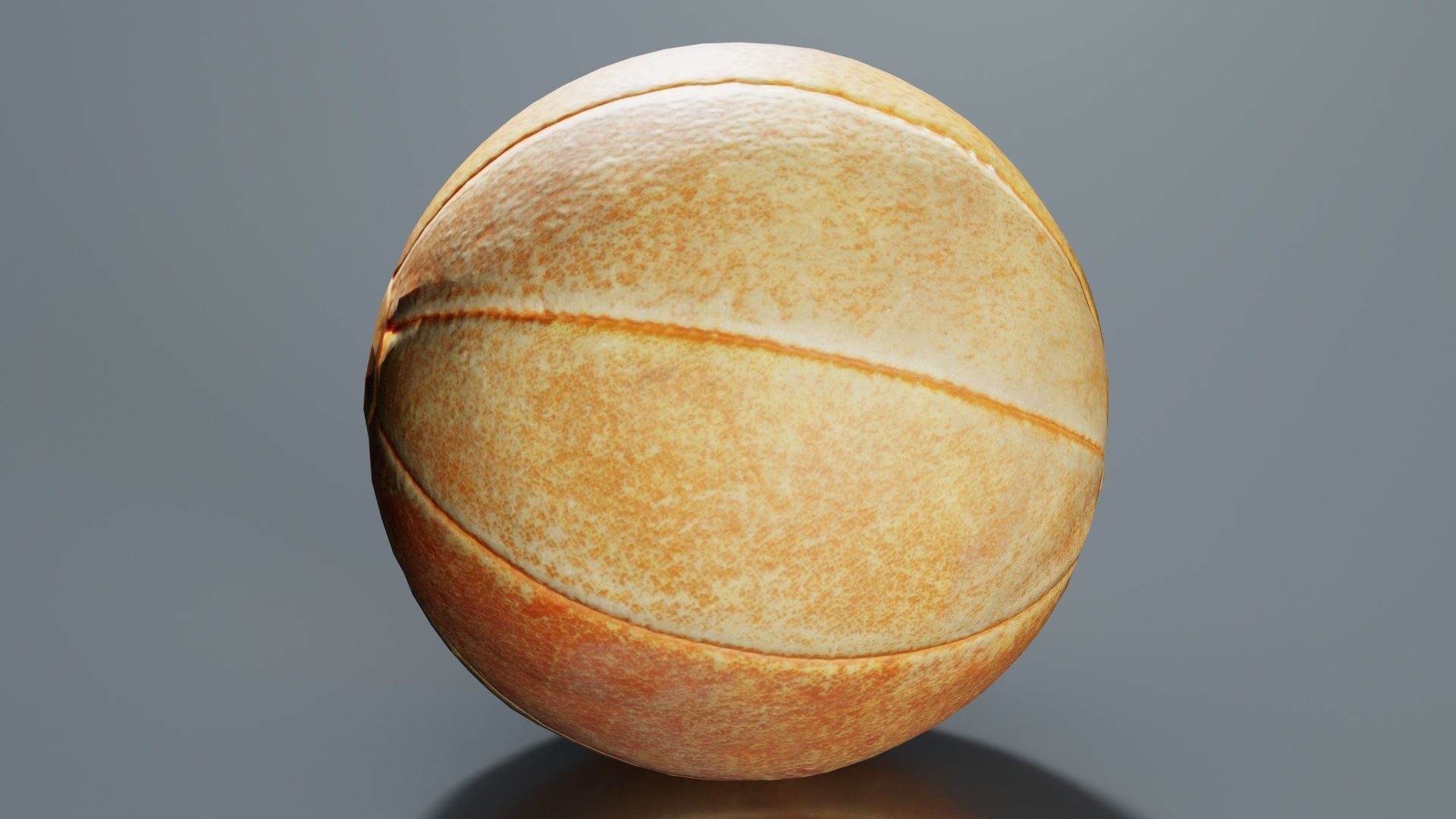 Ball 5 Low-poly 3D model_8