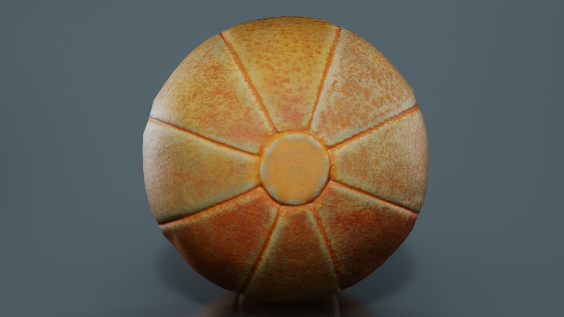 Ball 5 Low-poly 3D model_2