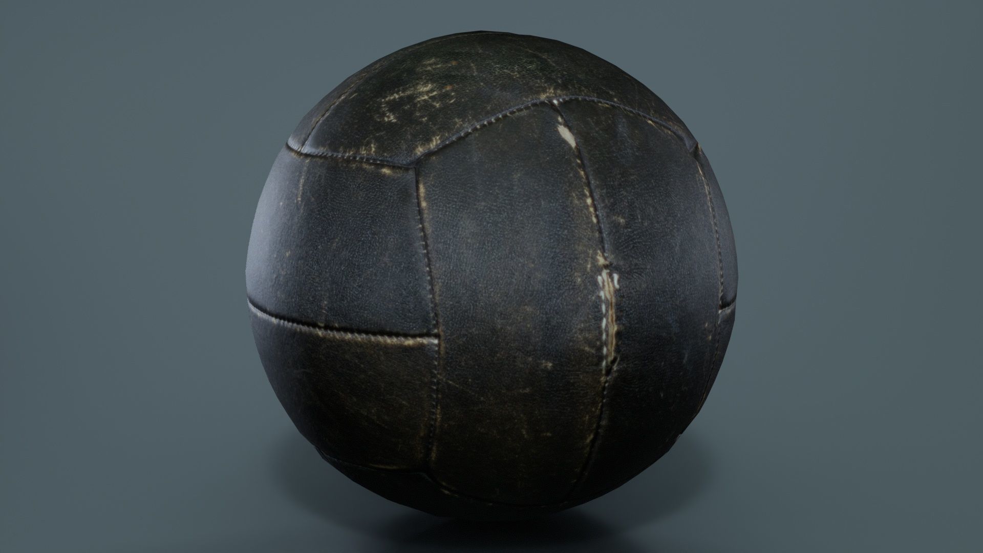 Ball 7 Low-poly 3D model_4