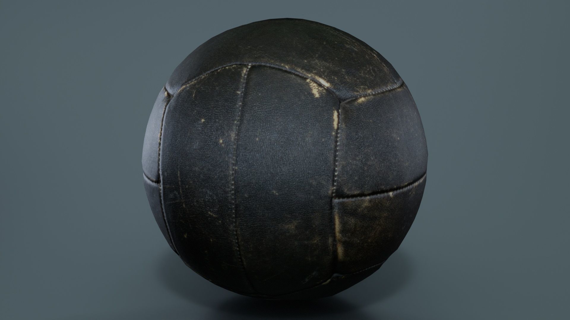 Ball 7 Low-poly 3D model_5