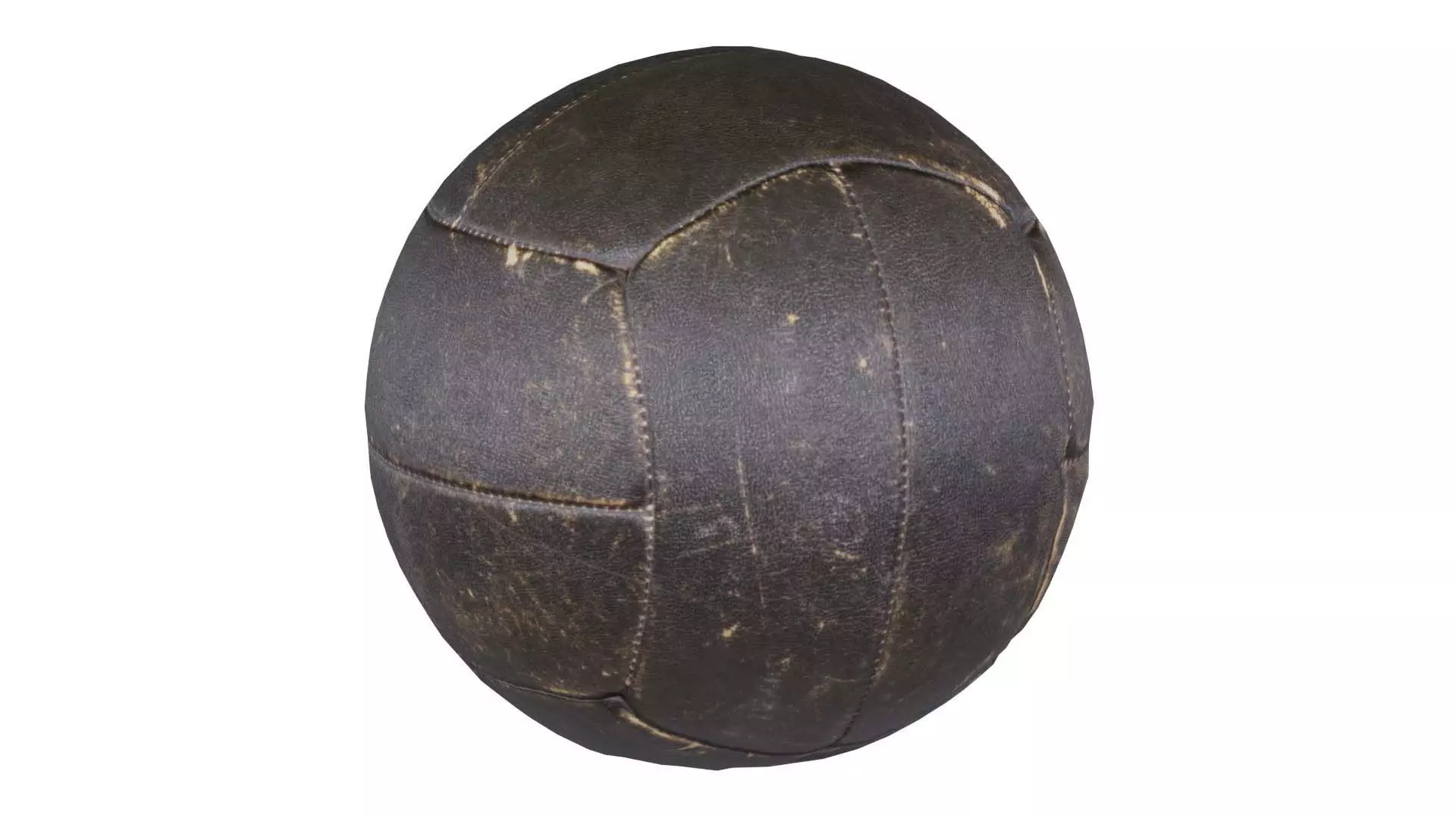 Ball 7 Low-poly 3D model_0