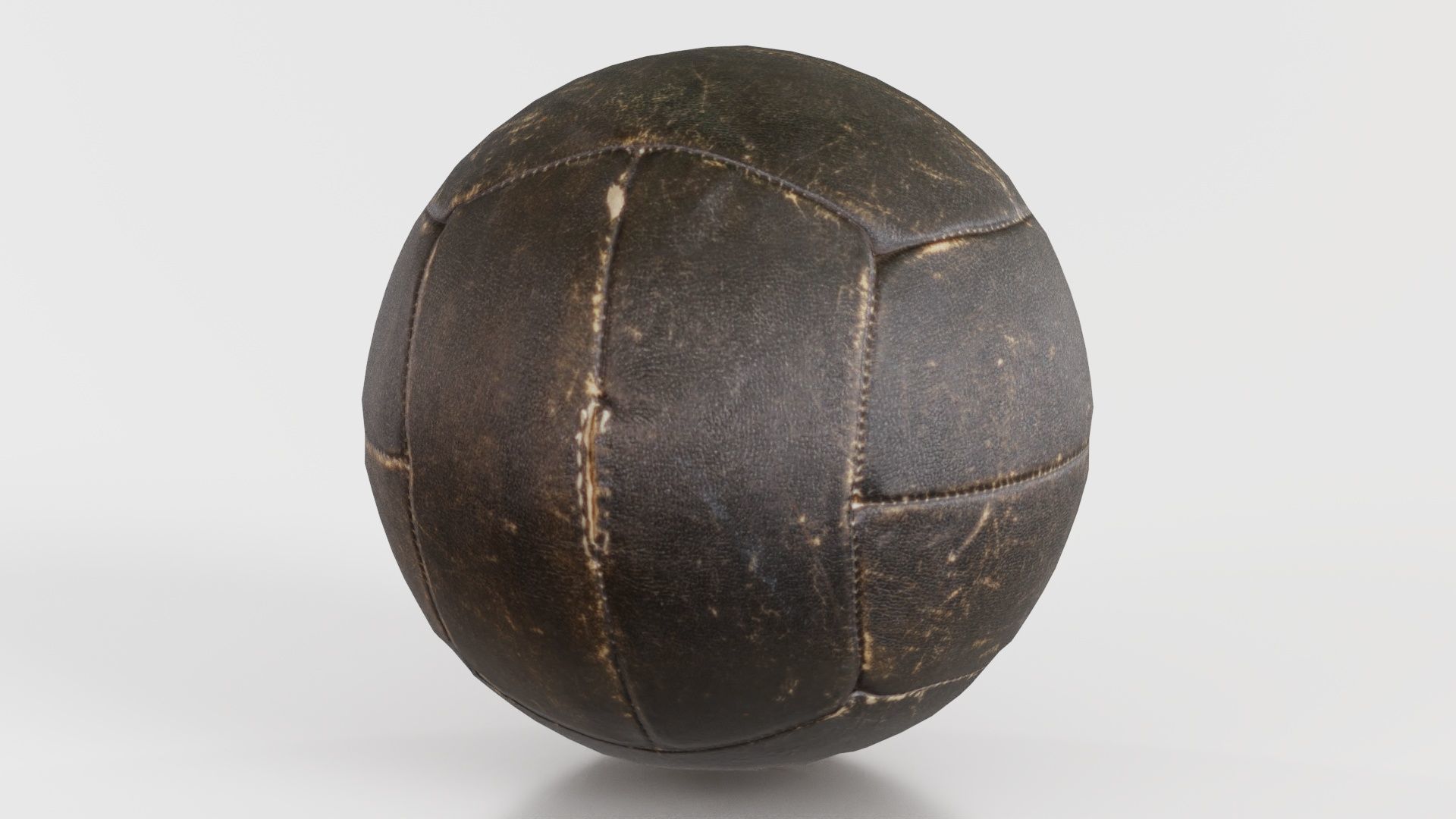 Ball 7 Low-poly 3D model_1