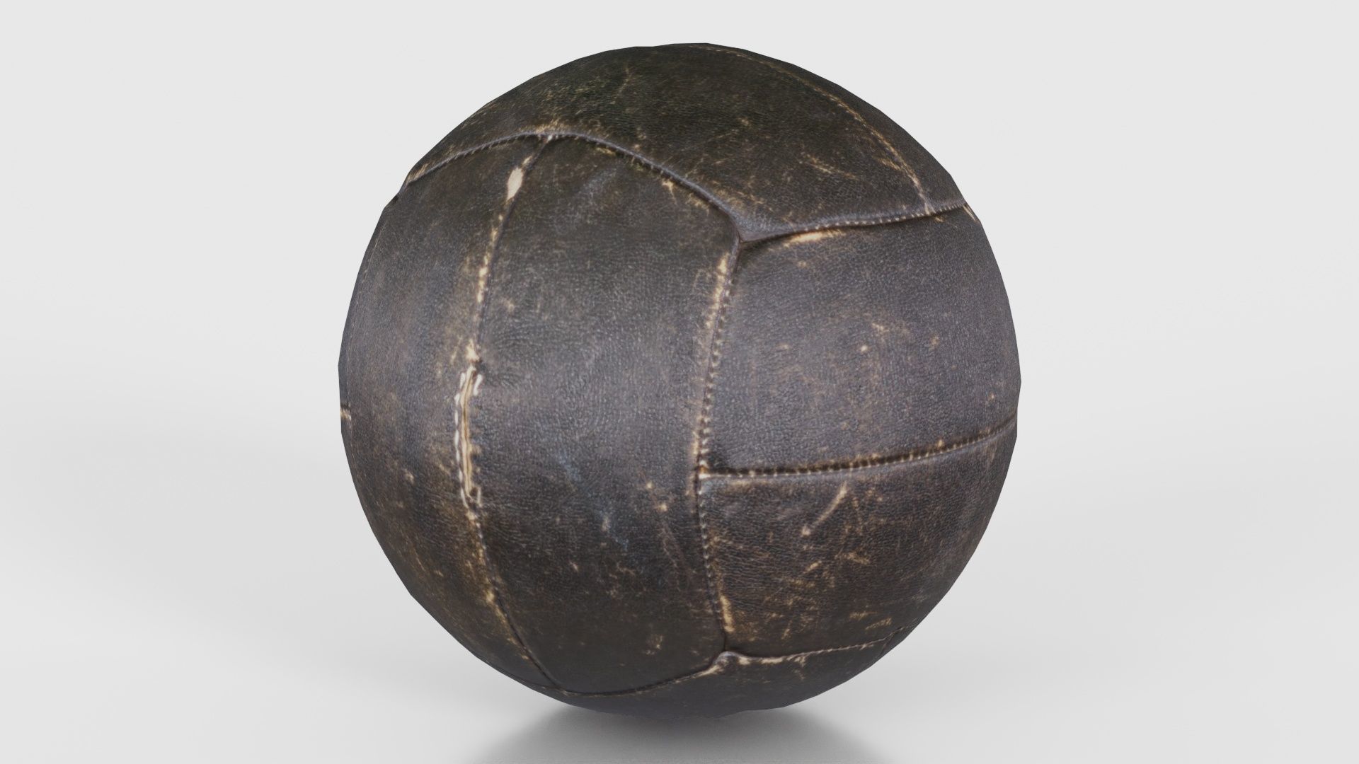 Ball 7 Low-poly 3D model_19